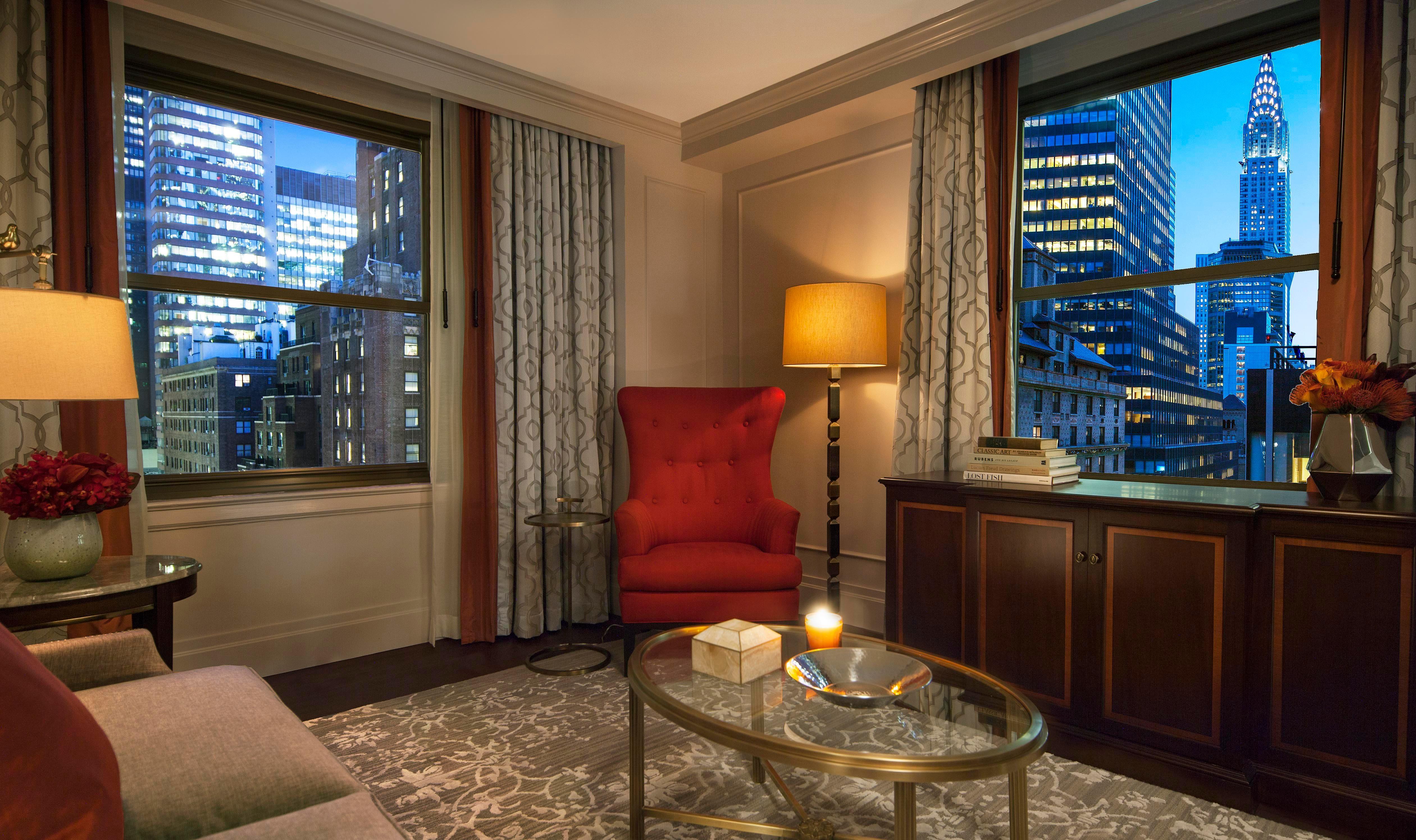 فندق إنتركونتننتال نيويورك باركلي نيو يورك المظهر الخارجي الصورة A suite at the Waldorf Astoria New York